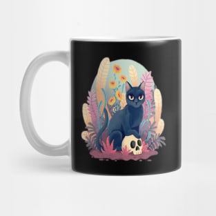 cat in the night Mug